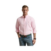 Cubdppcs-Long Sleeve-Sport Shirt - 001 NEW ROSE/WHITE