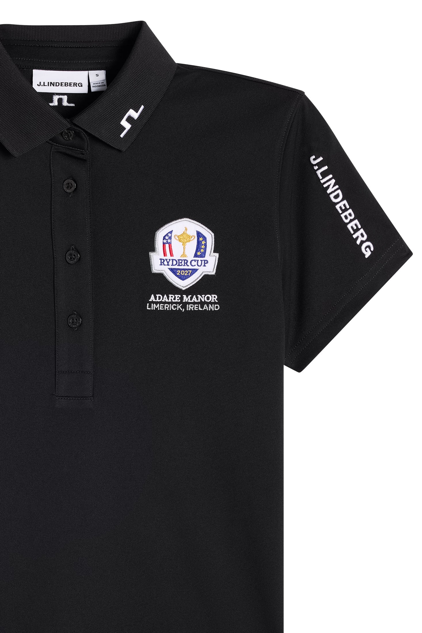 J.Lindeberg Tour Tech Polo, Black