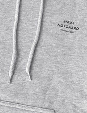 Mads Norgaard Standard Hoodie Logo Sweat, Grey Melange
