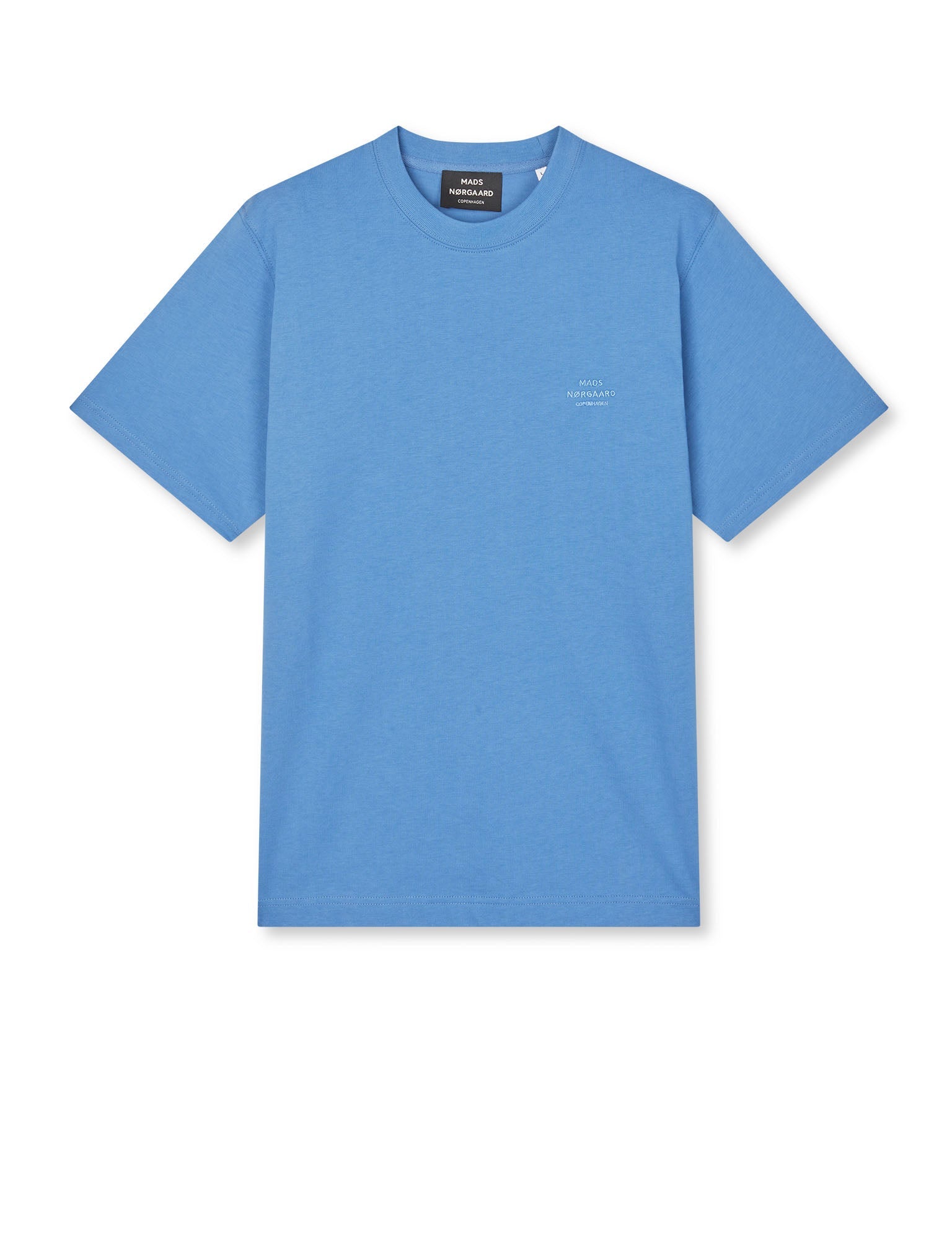 Mads Nørgaard Frode Logo Tee FAV 9774 BRIGHT COBALT