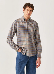FLANNEL CHECK SHIRT-SLIM FIT