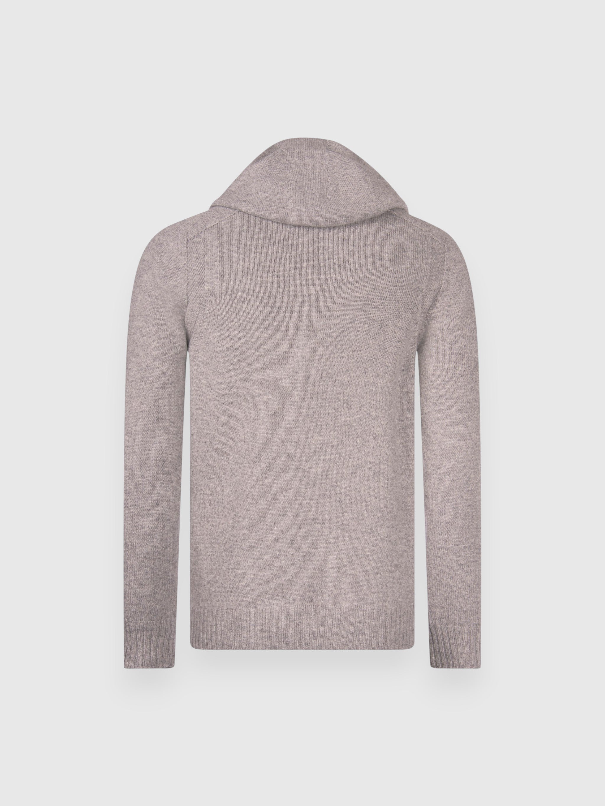 PULL CAPPUCCIO 071 GREY MELANGE