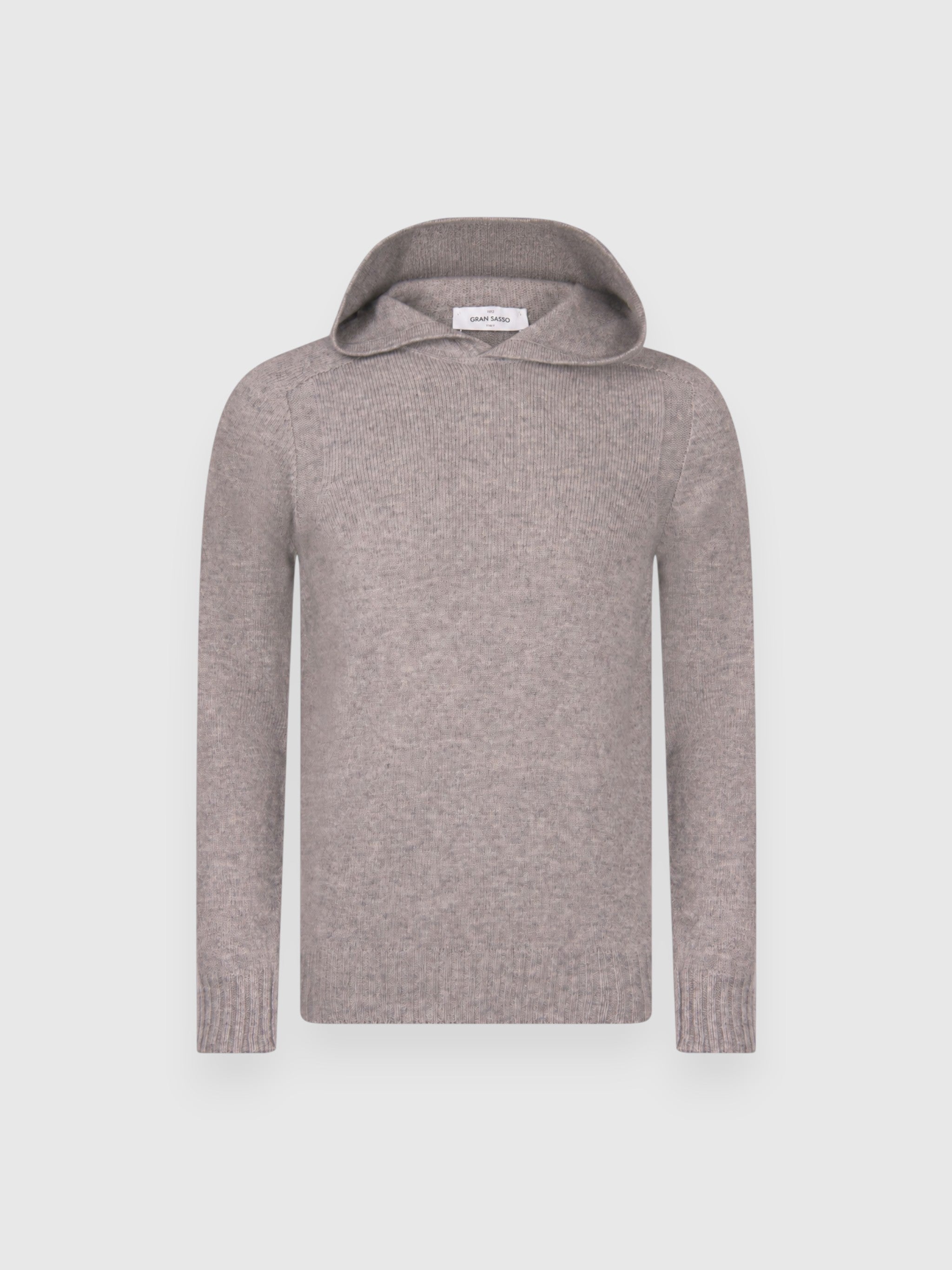 PULL CAPPUCCIO 071 GREY MELANGE