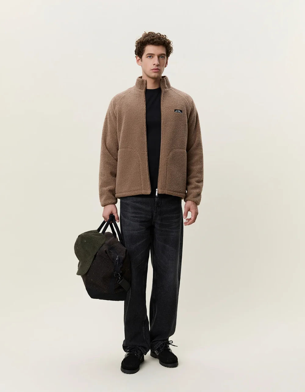 PATCH TEDDY JACKET