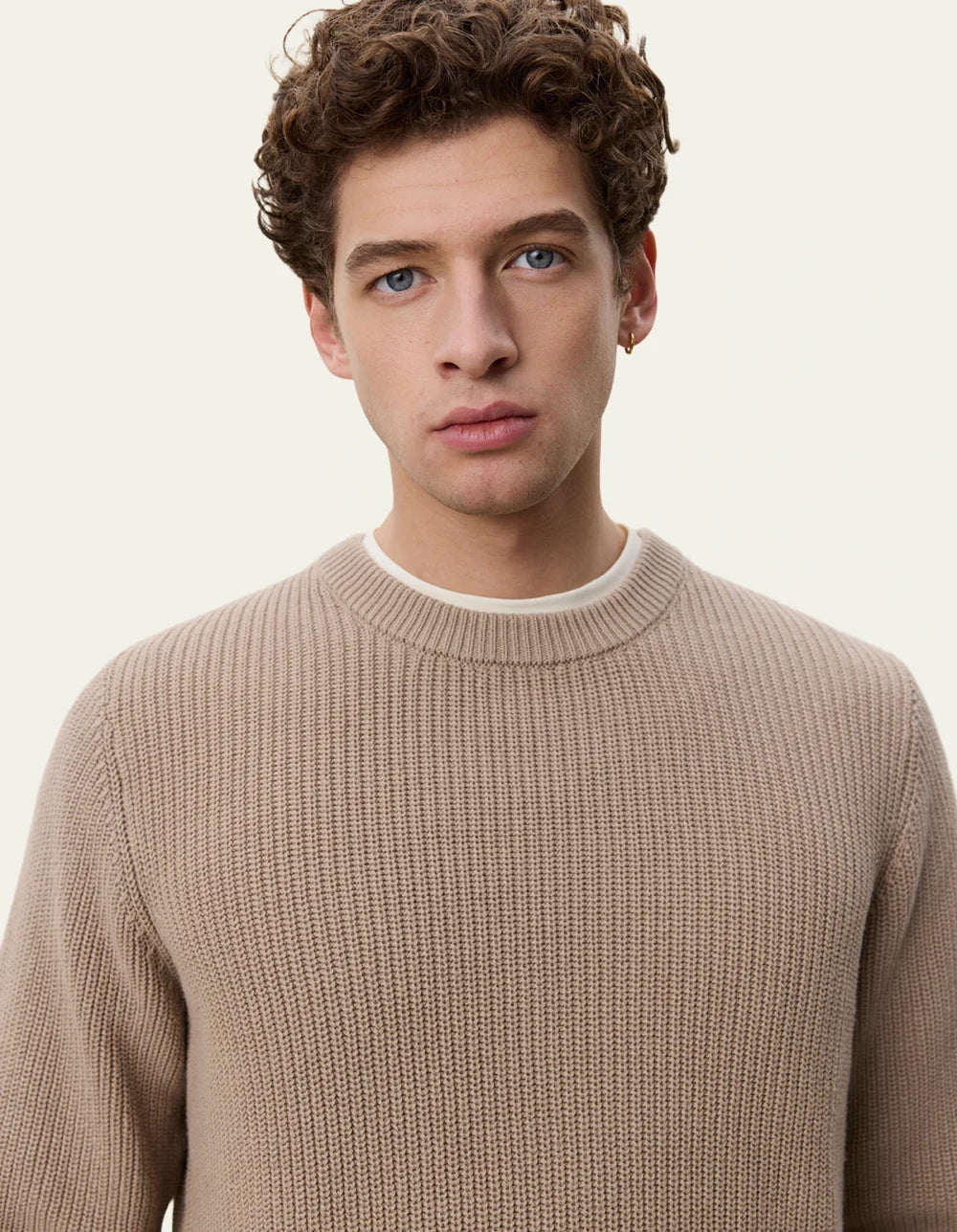 RIB CREWNECK KNIT