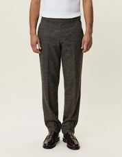 WOOL MELANGE REG SUIT PANTS
