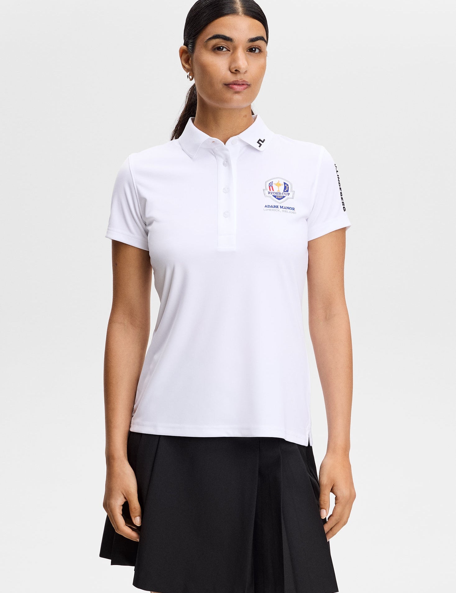 J.Lindeberg Tour Tech Polo, White