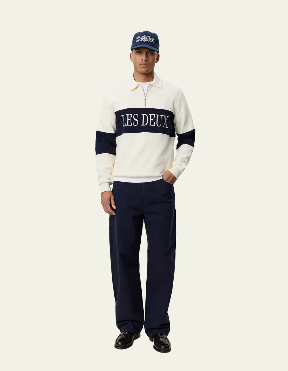 ZIPPER RUGBY SWEATSHIRT