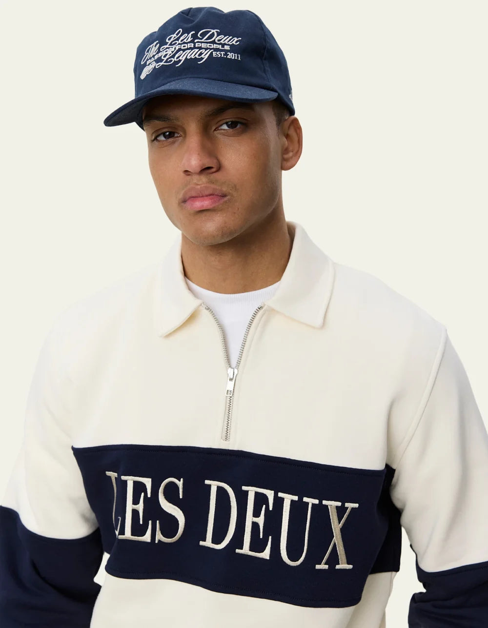 ZIPPER RUGBY SWEATSHIRT