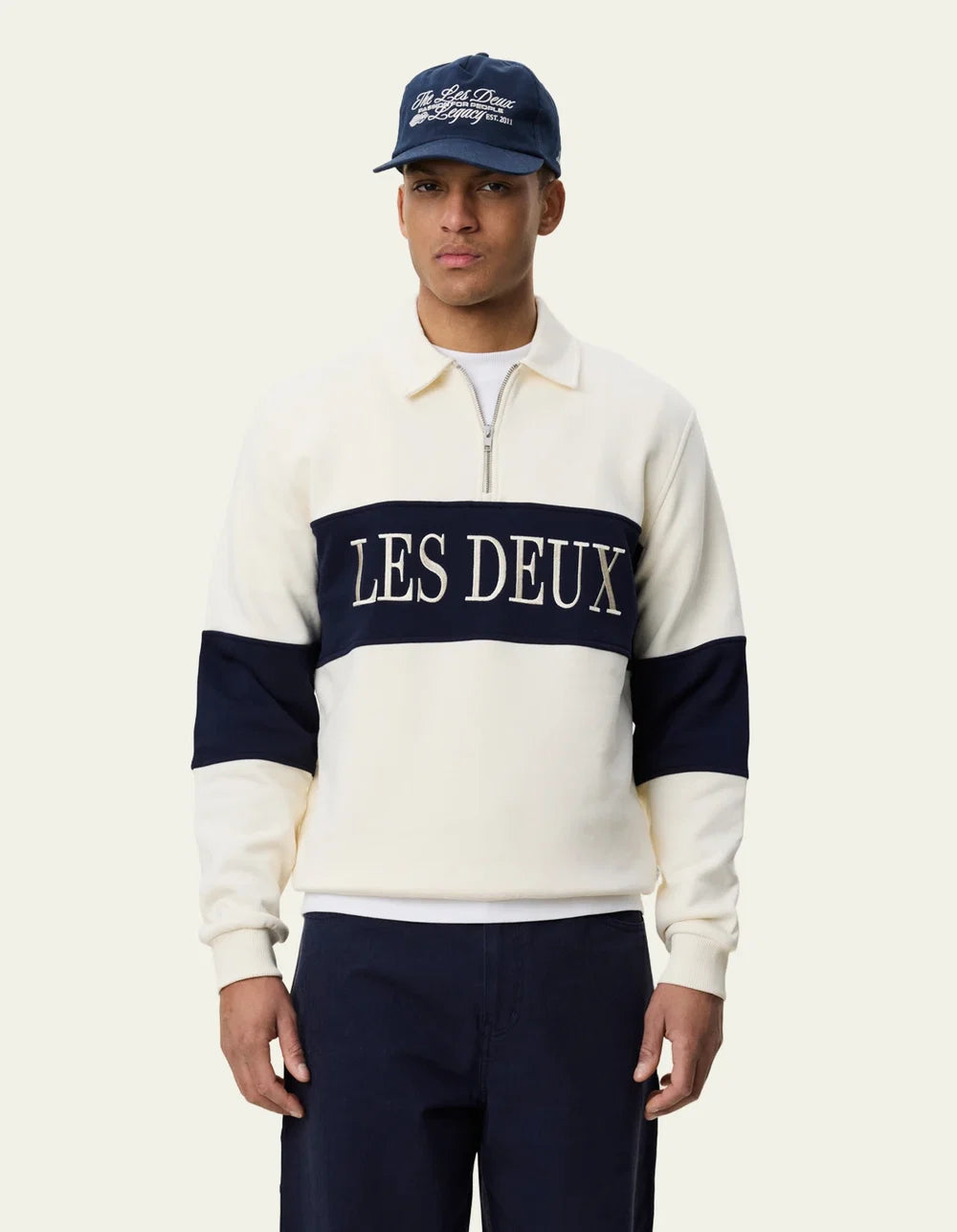 ZIPPER RUGBY SWEATSHIRT