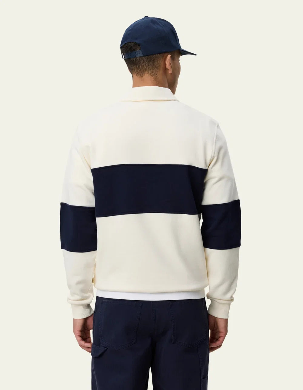 ZIPPER RUGBY SWEATSHIRT