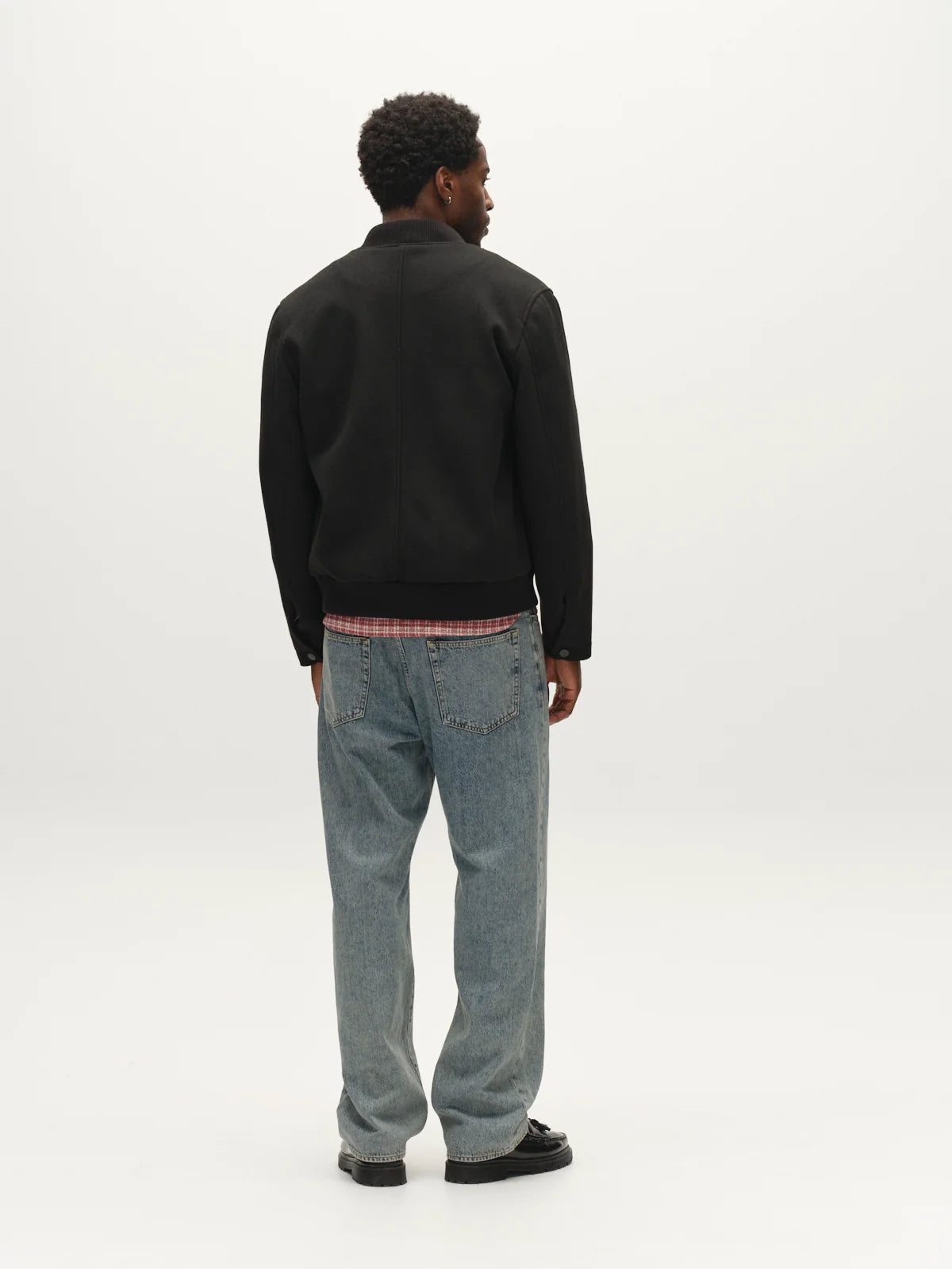 GABMATHEO PLAIN BOMBER JACKET