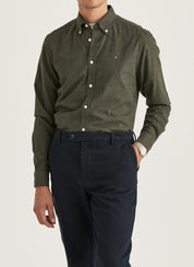 Watts Flannel Shirt 78 OLIVE