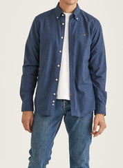 WATTS FLANNEL SHIRT-SLIM FIT NAVY