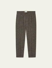 WOOL MELANGE REG SUIT PANTS