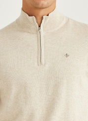 RILEY HALF ZIP 05 KAHKI