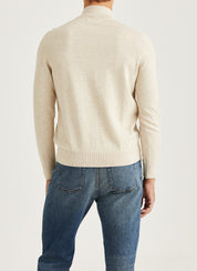 RILEY HALF ZIP 05 KAHKI
