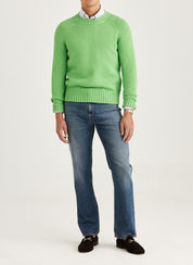 BROOKS CREW ONECK GREEN