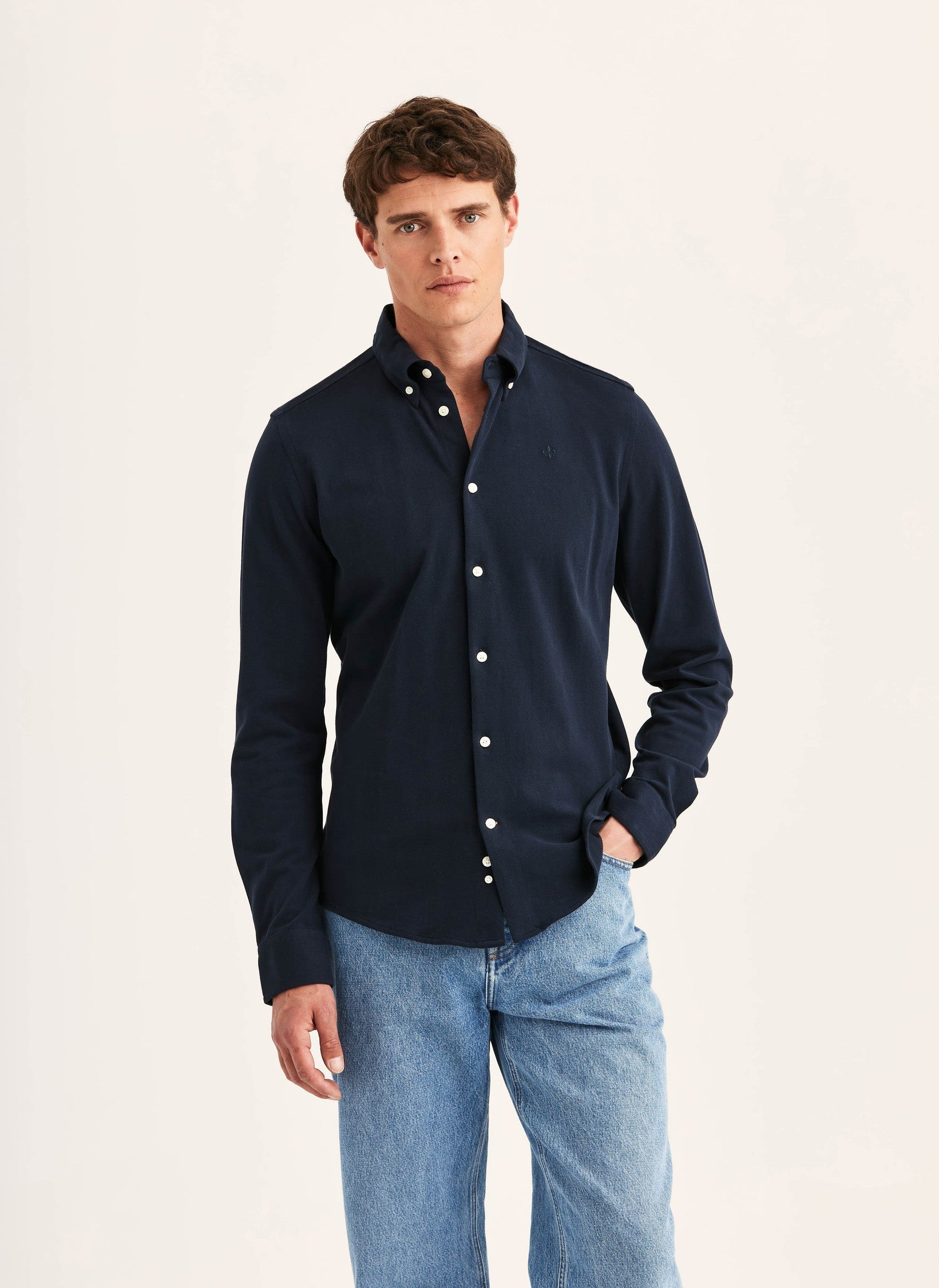 CAMDEN PIQUE SHIRT 59 OLD BLUE