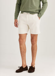 FENIX LINEN SHORTS 02 OFF WHITE