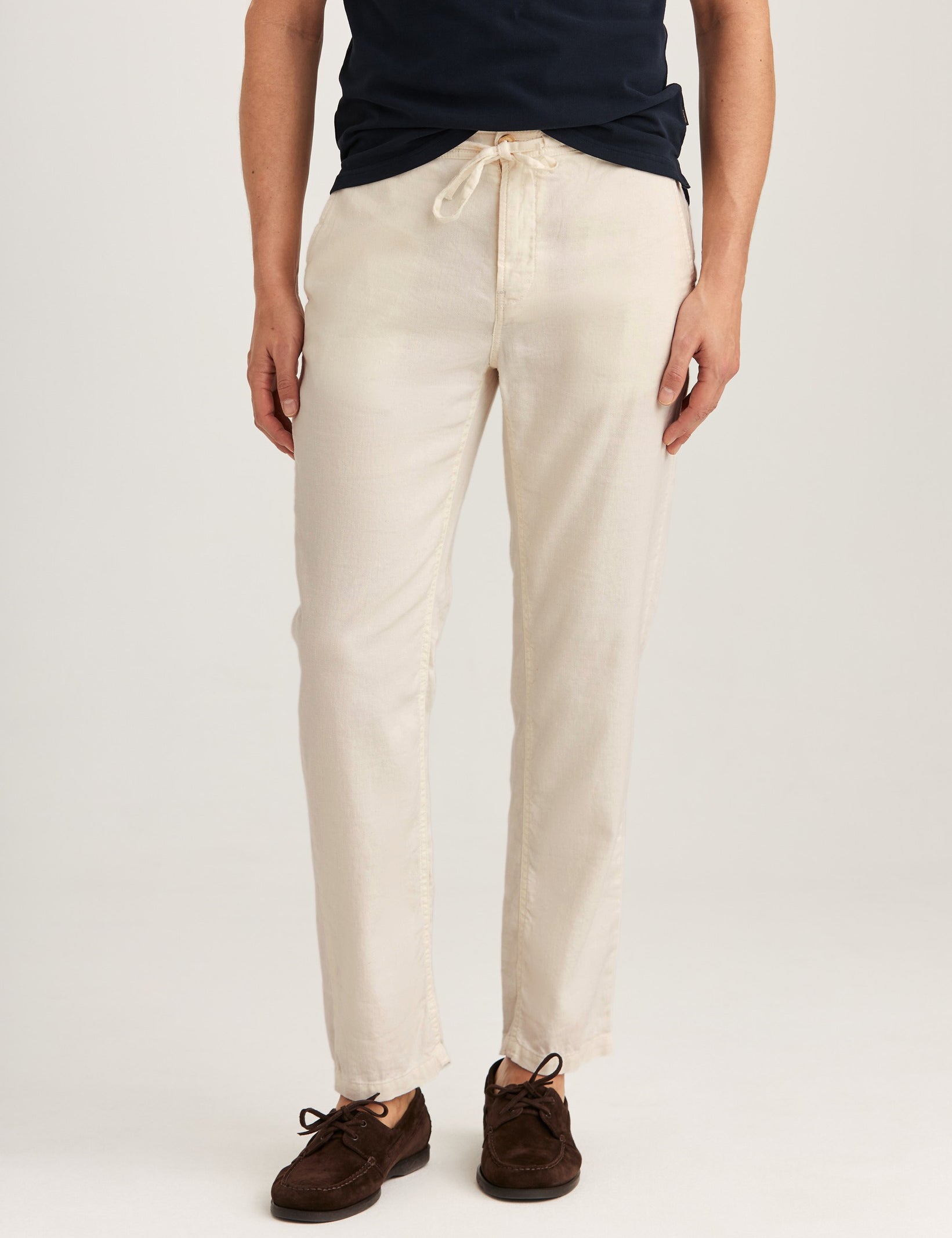 FENIX LINEN TROUSER 04 OFF WHITE
