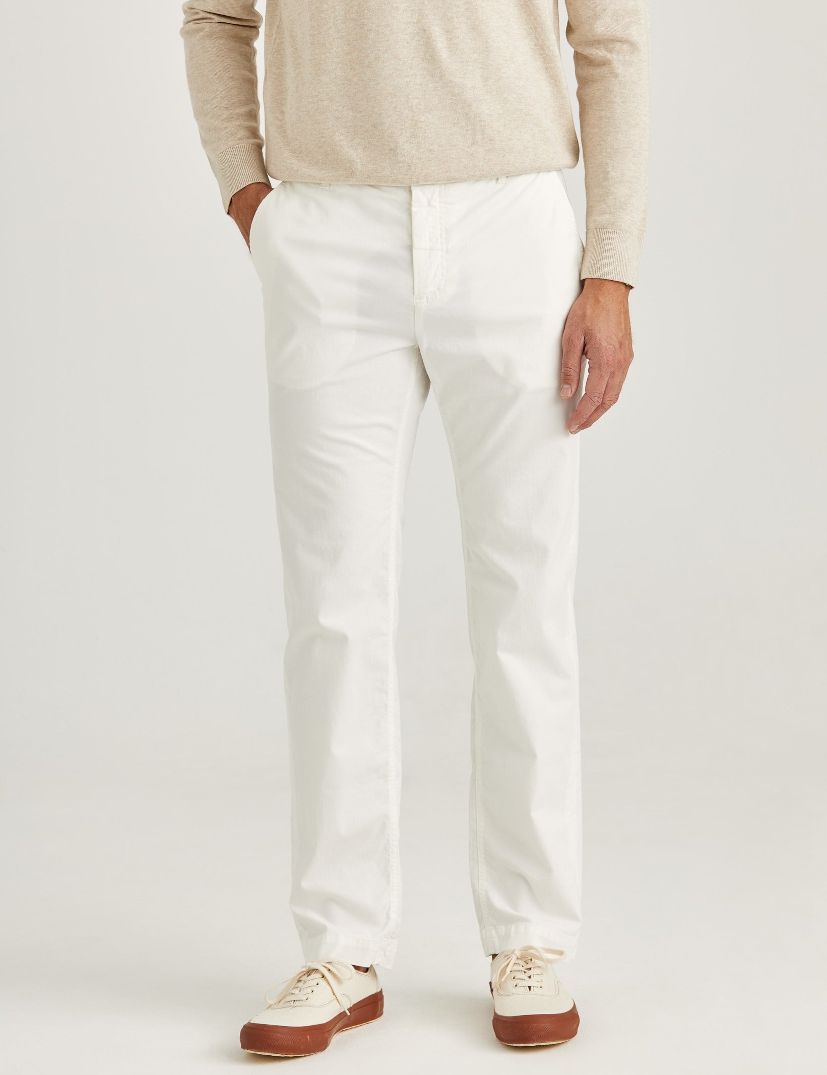 JEFFREY SUMMER CHINO 02 OFF WHITE