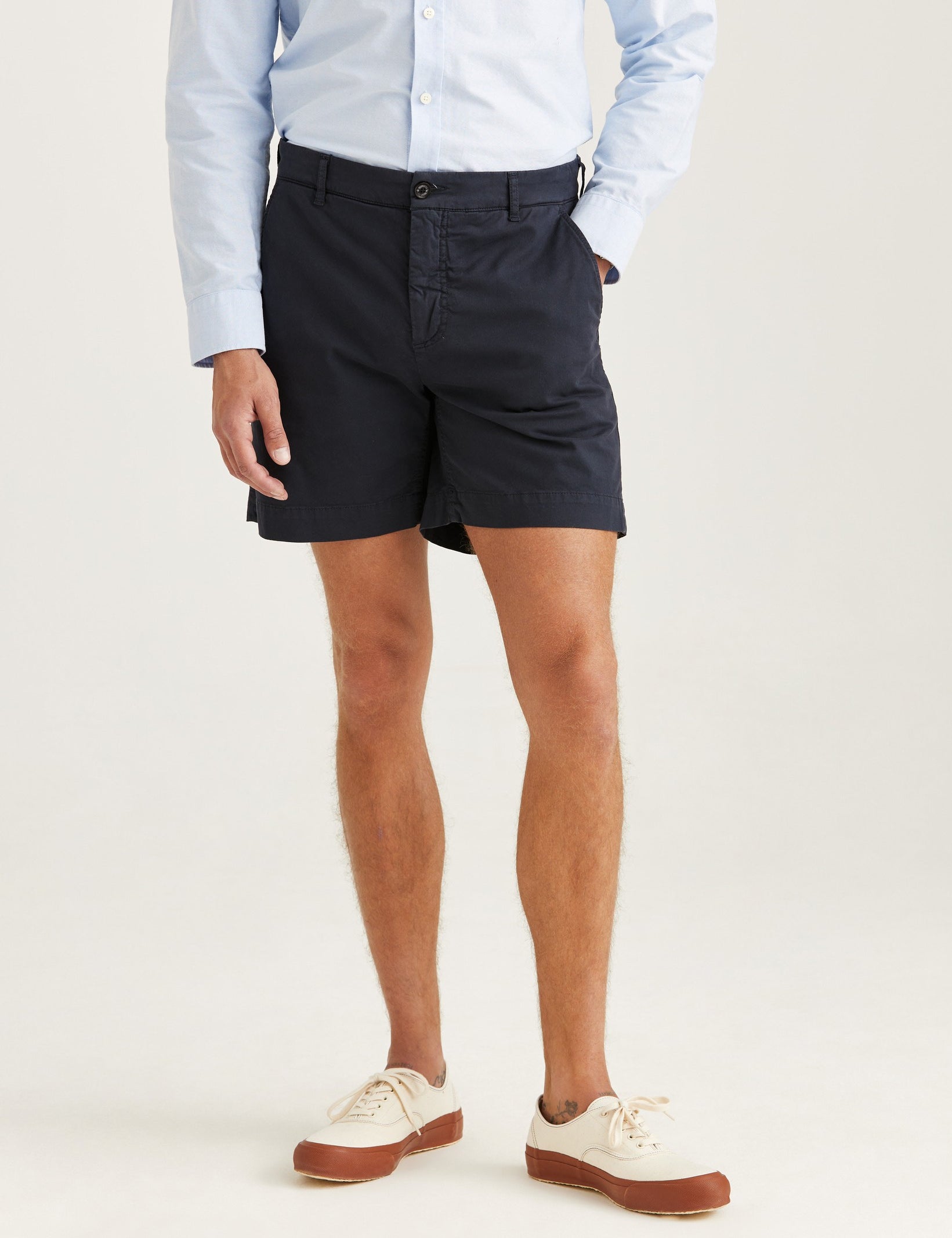 JEFFREY SUMMER CHINO SHORTS 62 BLUE