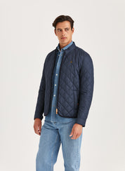 TEDDY QUILTED JACKET 59 OLD BLUE