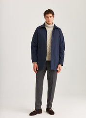 GRANT CAR COAT NAVY