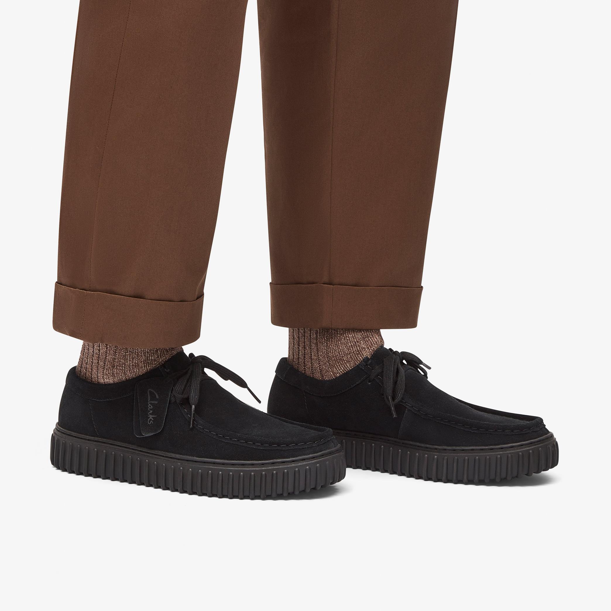 Clarks Torhill Lo 1219 BLACK SUEDE