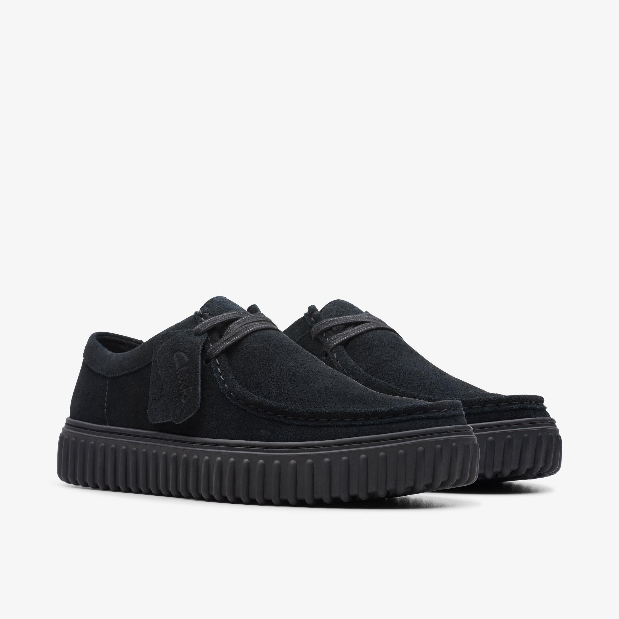 Clarks Torhill Lo 1219 BLACK SUEDE