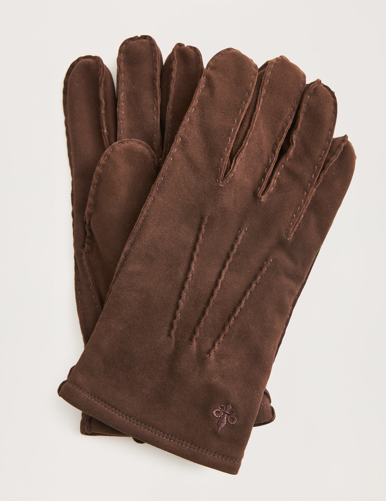 MORRIS SUEDE GLOVES 80 BROWN