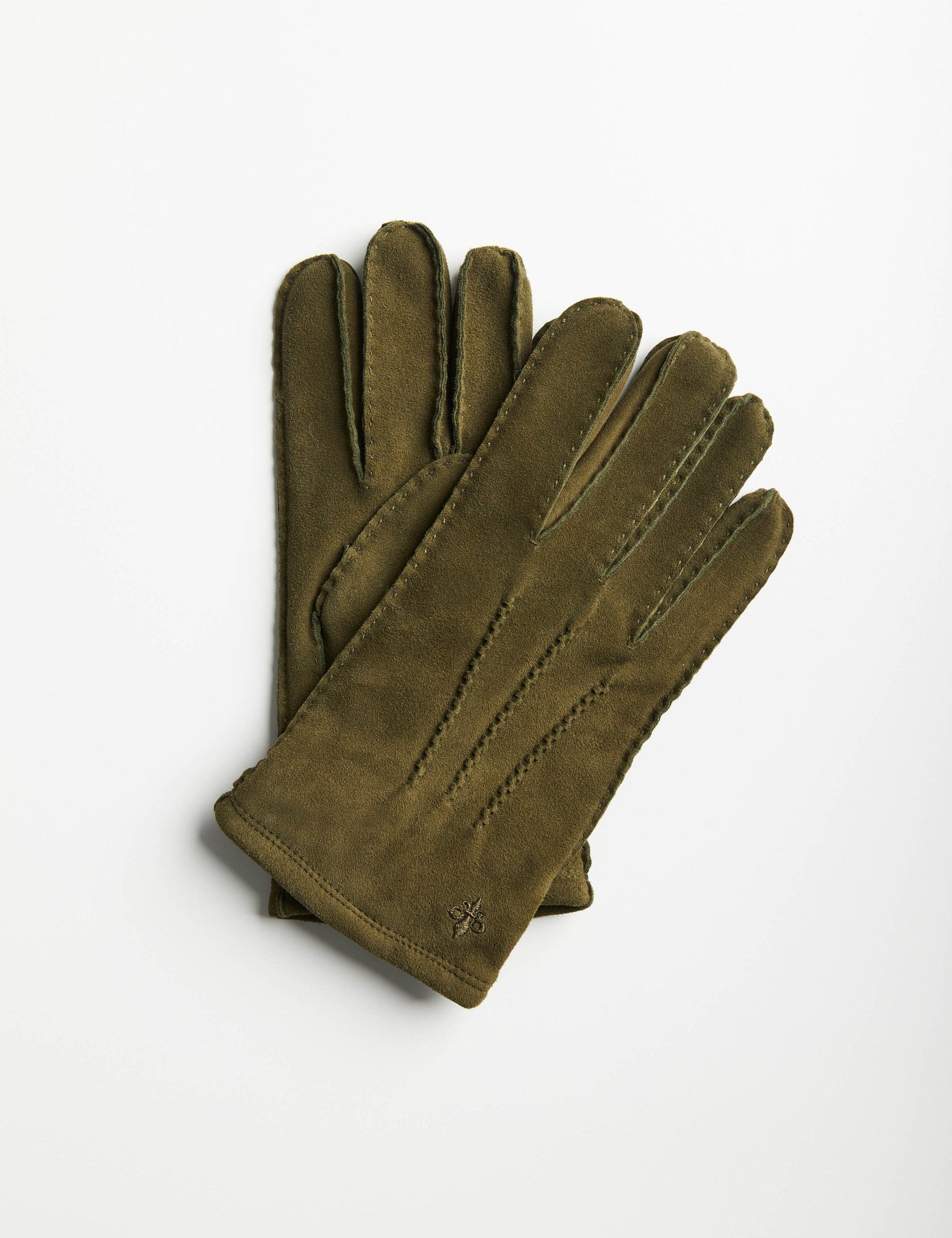 MORRIS SUEDE GLOVES 75 OLIVE