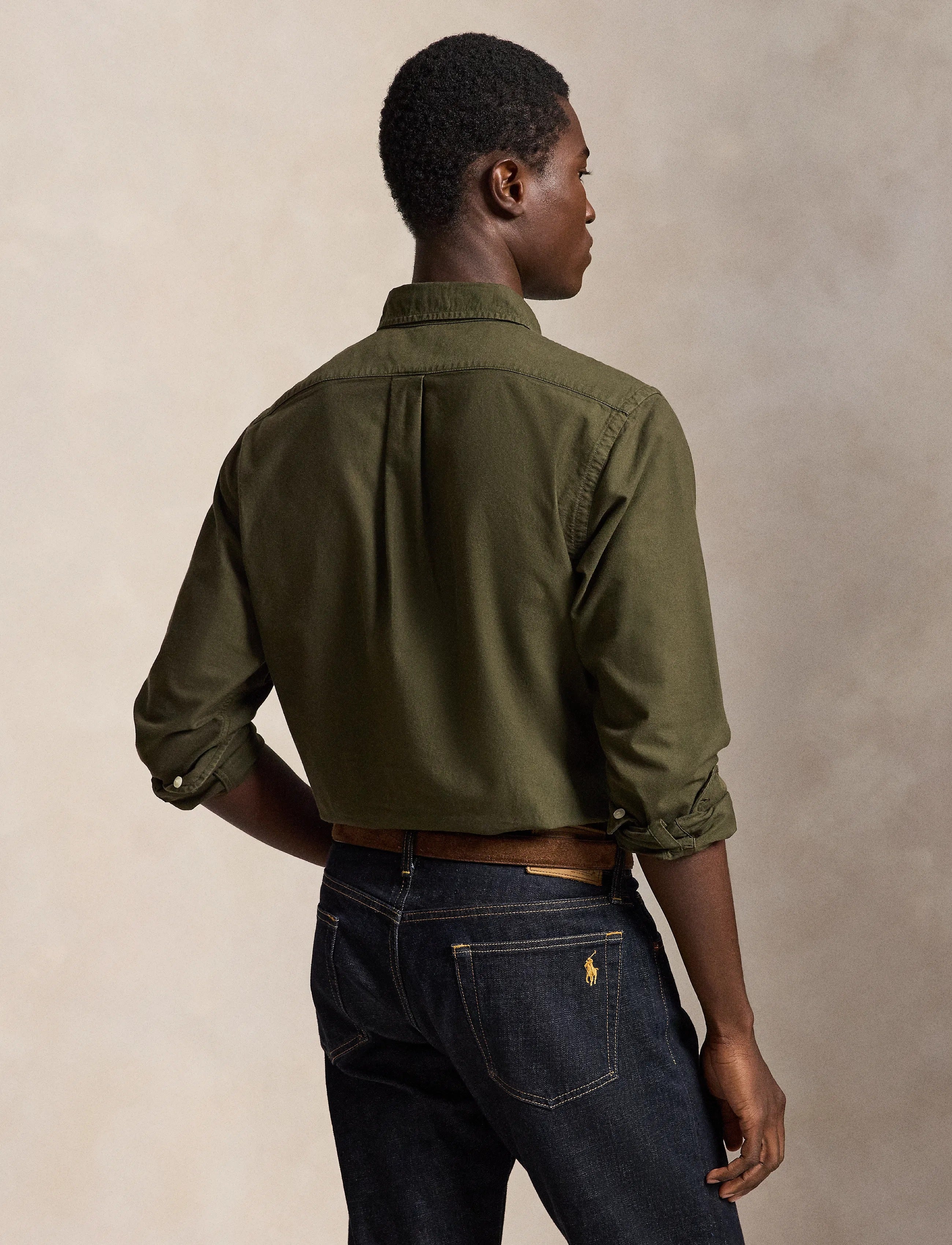 LONG SLEEVE - SPORT SHIRT 520 COMPANY OLIVE