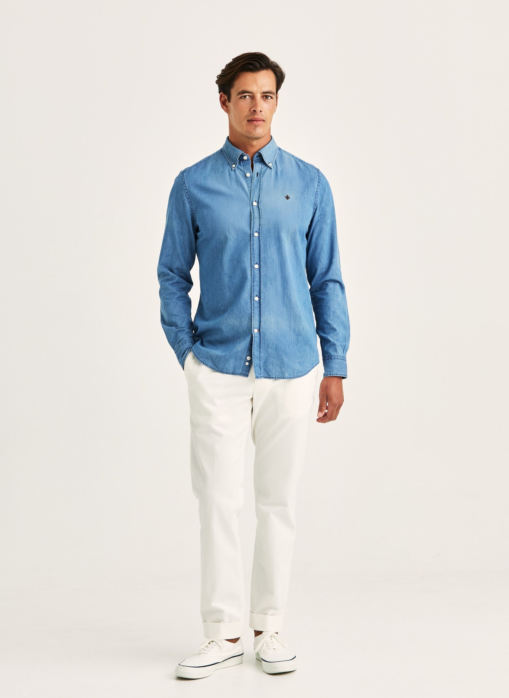 LIGHT DENIM SHIRT CLASSIC FIT BLUE