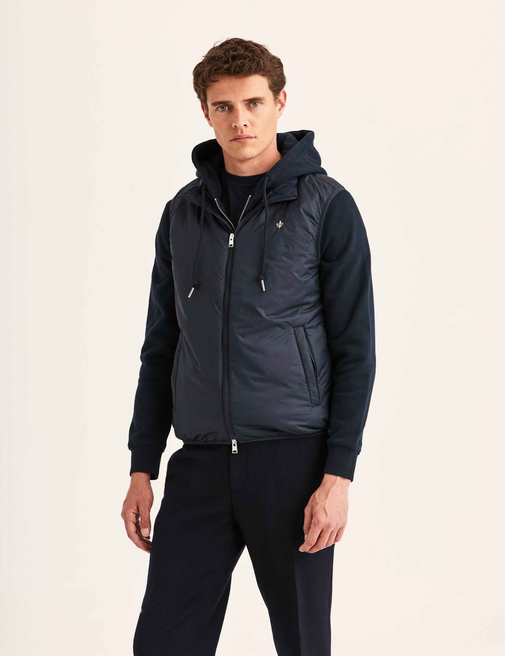 BRADLEY PADDED VEST 62 BLUE