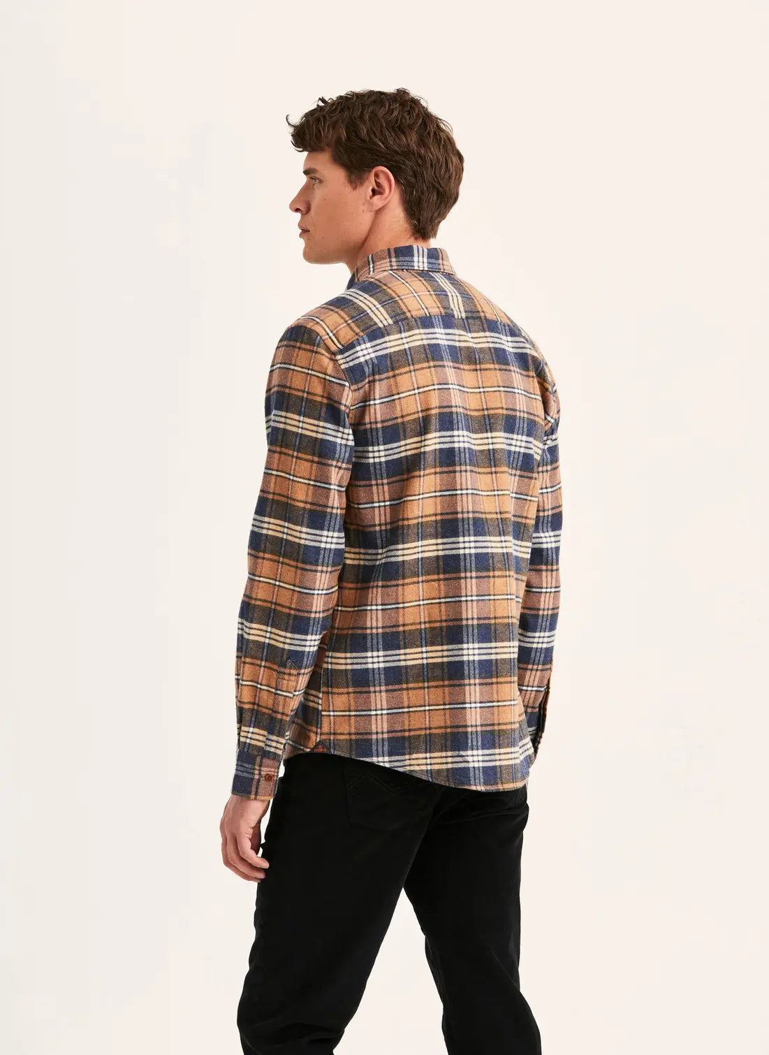 FLANNEL BIG CHECK SHIRT-SLIM