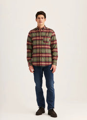 FLANNEL BIG CHECK SHIRT-SLIM