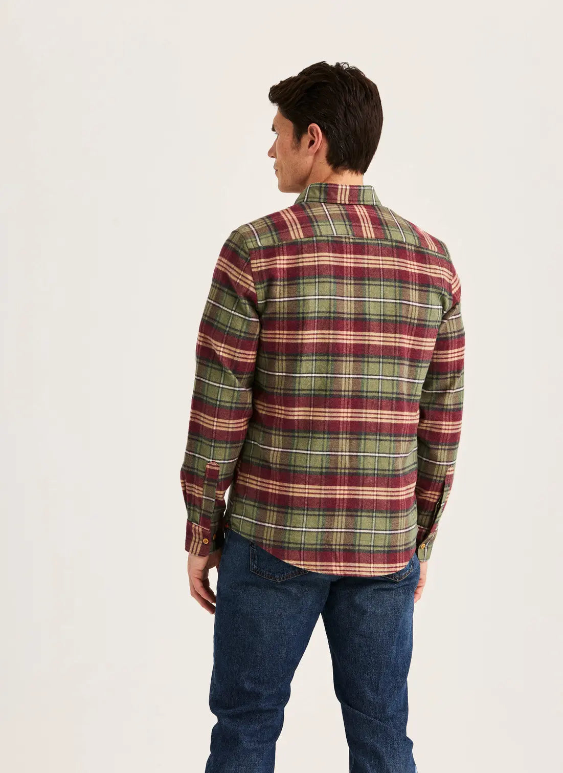 FLANNEL BIG CHECK SHIRT-SLIM