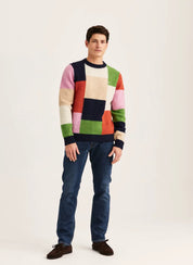 HUBERT SWEATER CHECKED