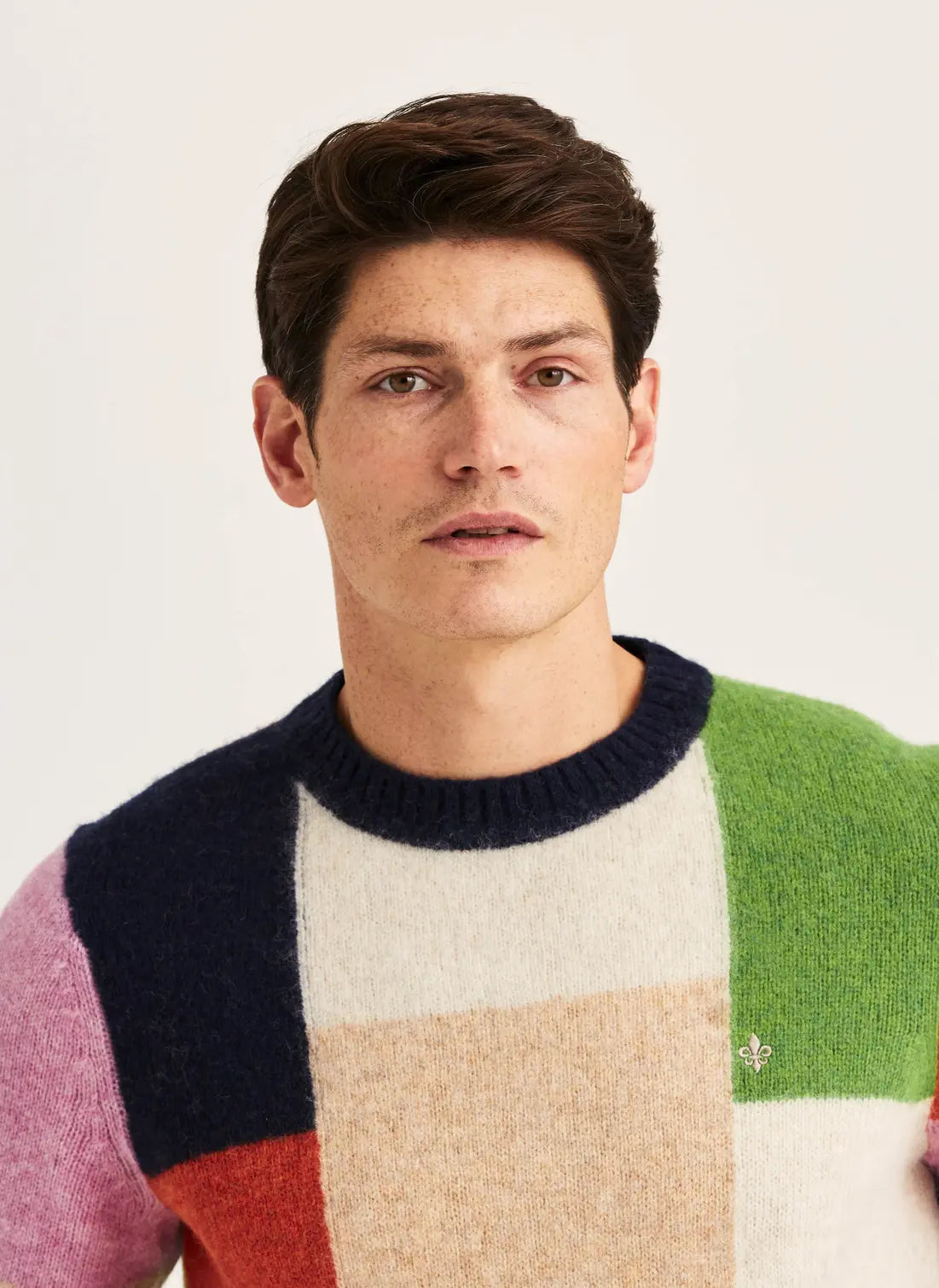 HUBERT SWEATER CHECKED