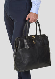 Howard London Laptop Bag Ken, Black