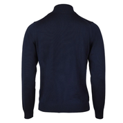 SWEATER KNITTED HALF ZIP MERINO WOOL
