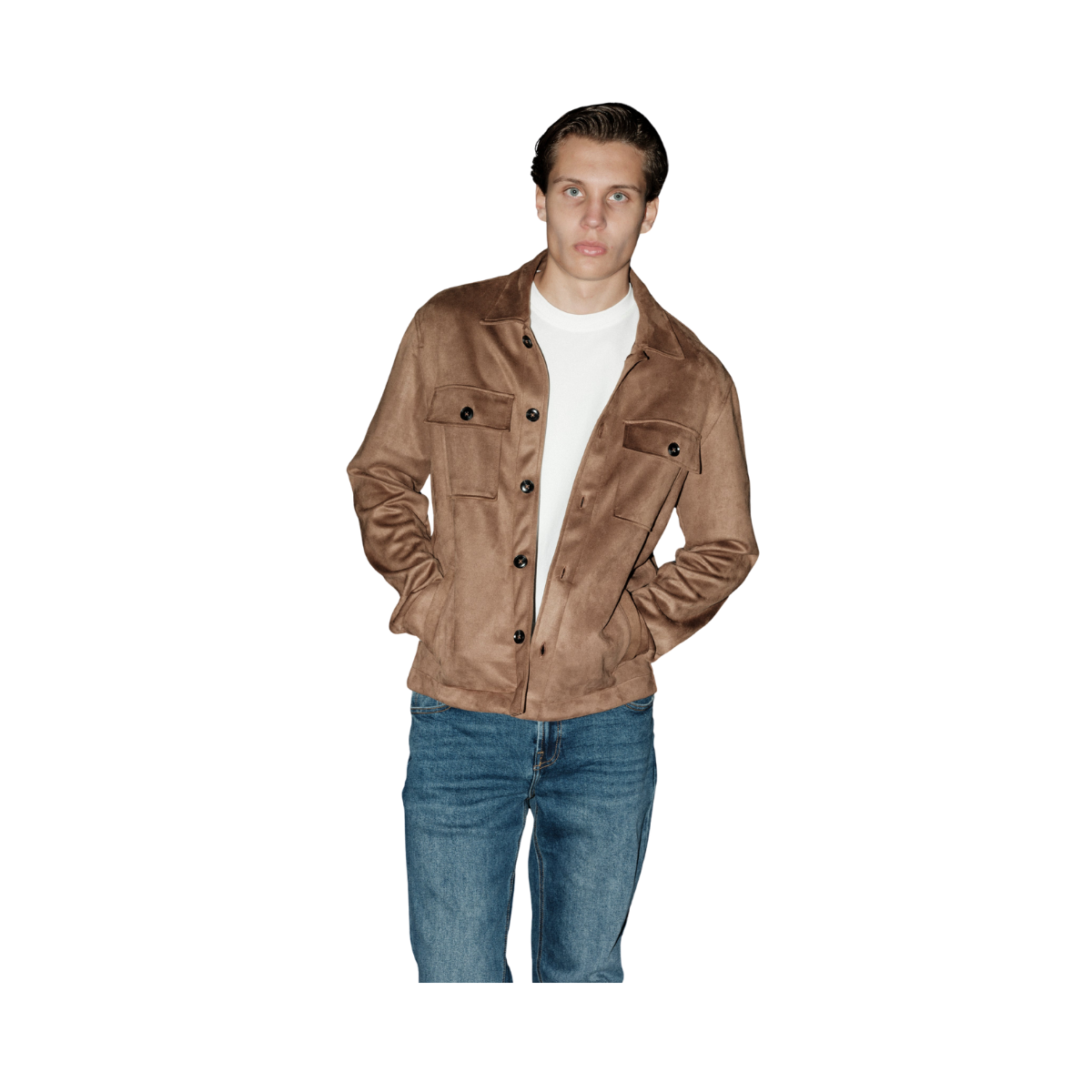 Denki Overshirt - 22 DUSTY BROWN
