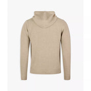 PULLOVER KNITTED HOOD CARDED MERINO WOOL