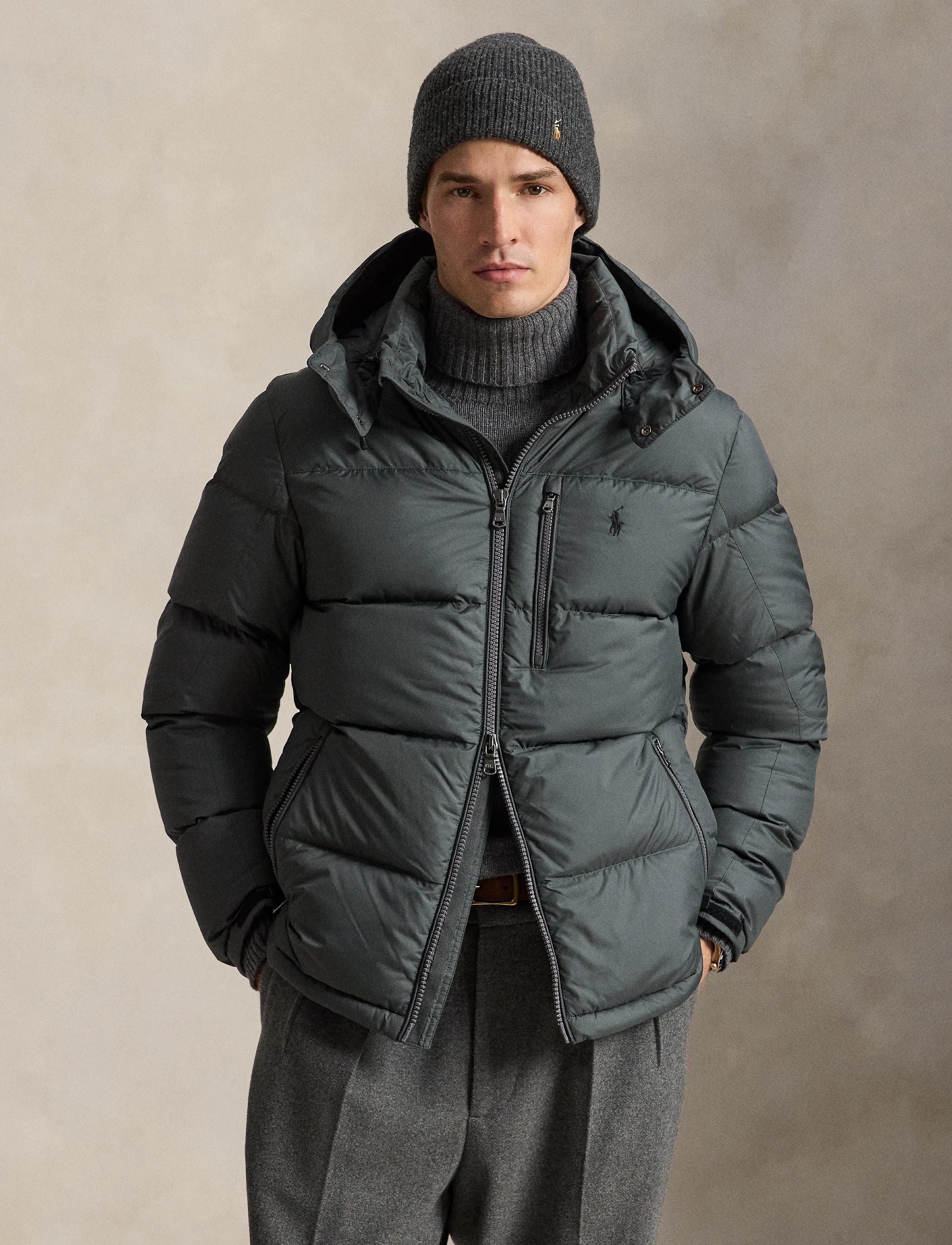 GRHM JKT-INSULATED-BOMBER 503 CHARCOAL GREY