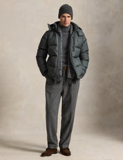 GRHM JKT-INSULATED-BOMBER 503 CHARCOAL GREY