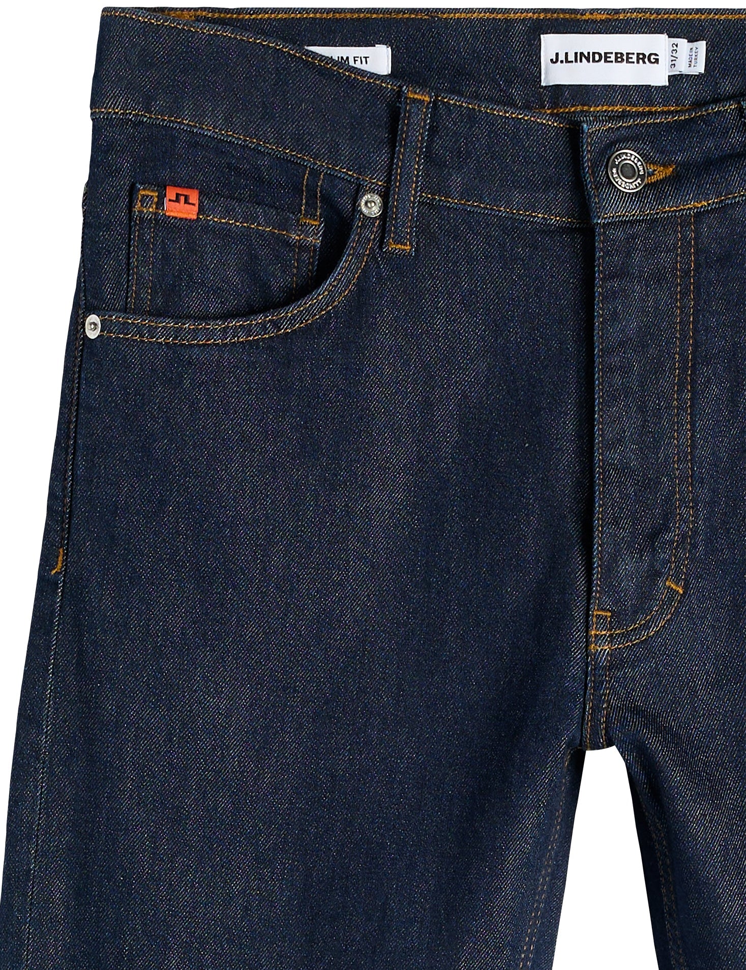 J.Lindeberg Jax Rinsed Slim Jeans, Dark Blue