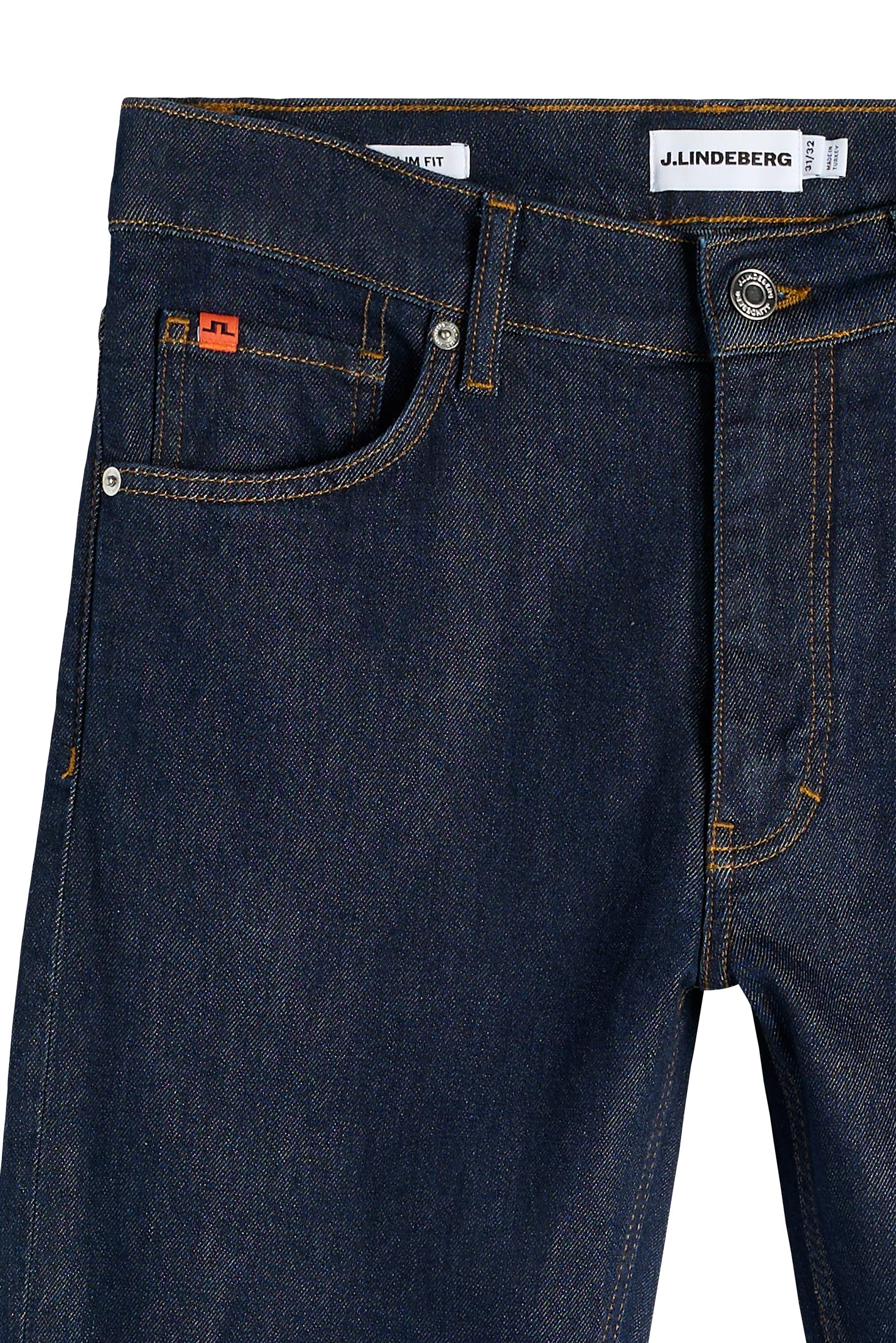 J.Lindeberg Jax Rinsed Slim Jeans, Dark Blue