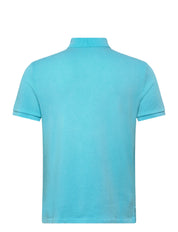 KNIT-POLO SHORT SLEEVE 003 PERFECT TURQUOISE